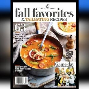 🆕️🍲EMERIL LAGASSE MAGAZINE 2025 FALL FAVORITES & TAILGATE RECIPES